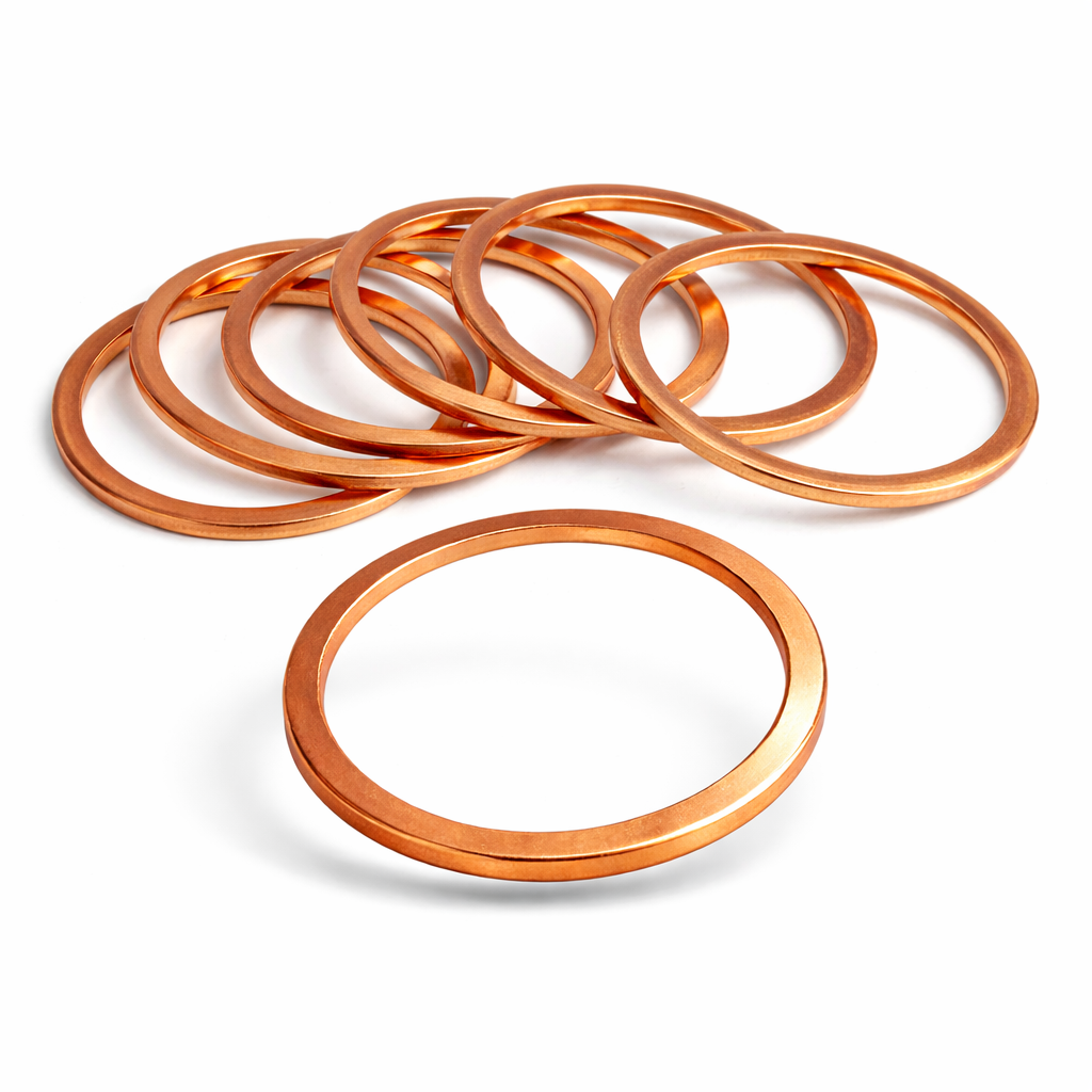 Groot Assortiment Koper Afdichtringen