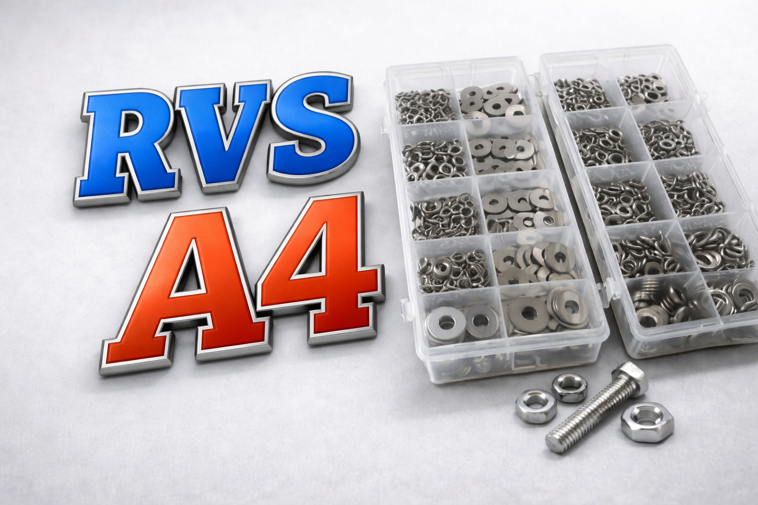 RVS A4 bouten RVS A4 moeren