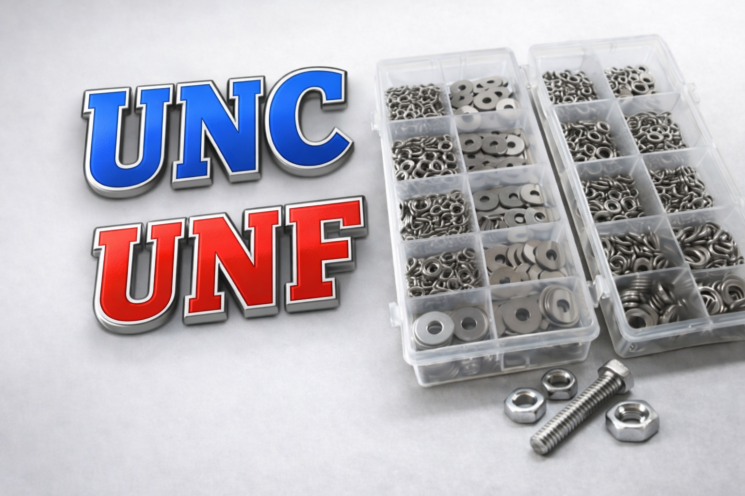 UNC en UNF bouten en moeren