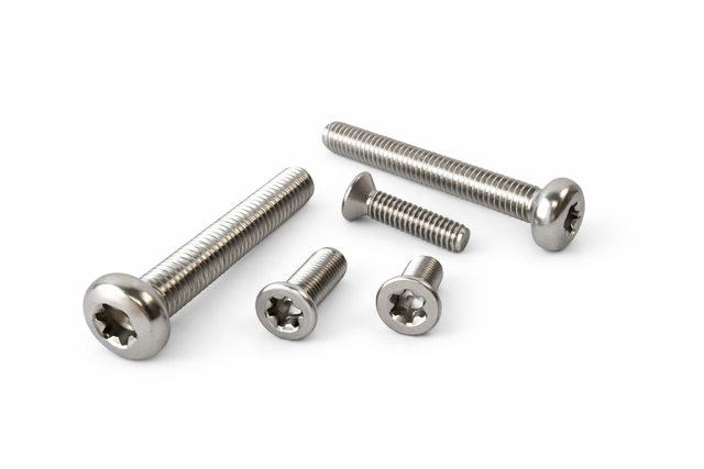 Verschillende soorten torx bouten
