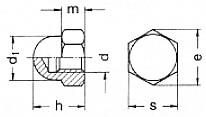 m6 messing 100x