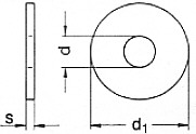 m10 verzinkt 50x