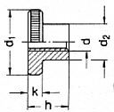 m5 edelstahl  50x