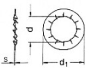 m16 edelstahl 25x