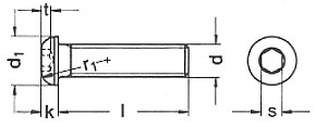 m6x35 stainless steel A4 50x