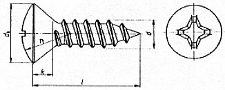 2,9x6,5 edelstahl