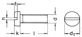 5/16x52 rvs half draad