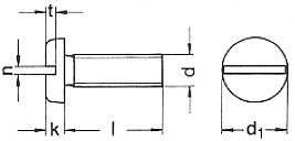 m6x8 messing