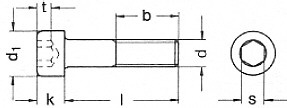 6-32 x 2 blank 12.9