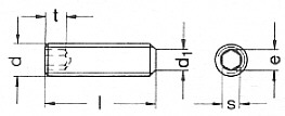 8-32 x 1/4 edelstahl