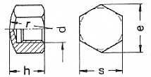 m16 edelstahl 10x