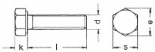 m8x55 stainless steel 50x