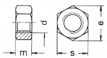 m14 verzinkt 50x