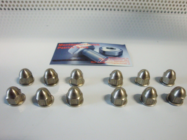 Stainless steel m7 dome nuts hex 10