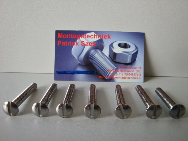 Clutch cover screw set chrome 