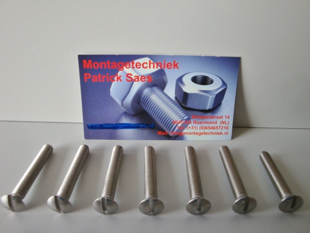 Clutch cover screw set stainless steel