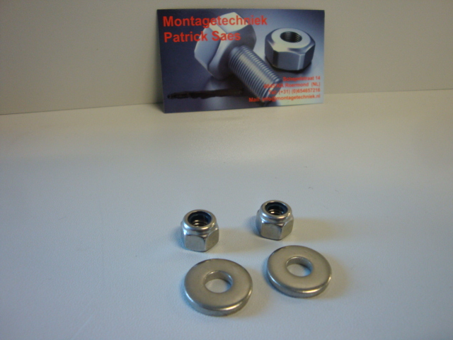 Chain tensioners washer and nut set
