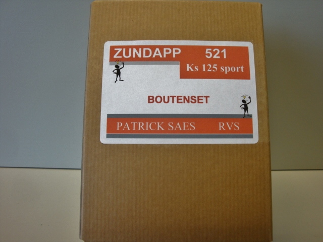 rvs boutenset zundapp 521 KS125 sport
