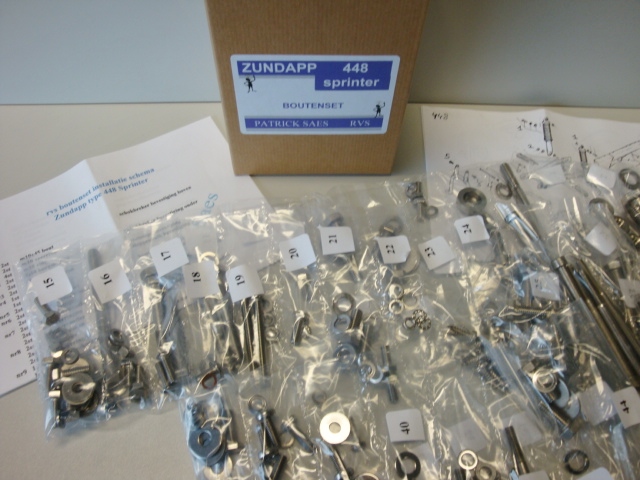 Stainless steel bolts kit zundapp 448 Sprinter