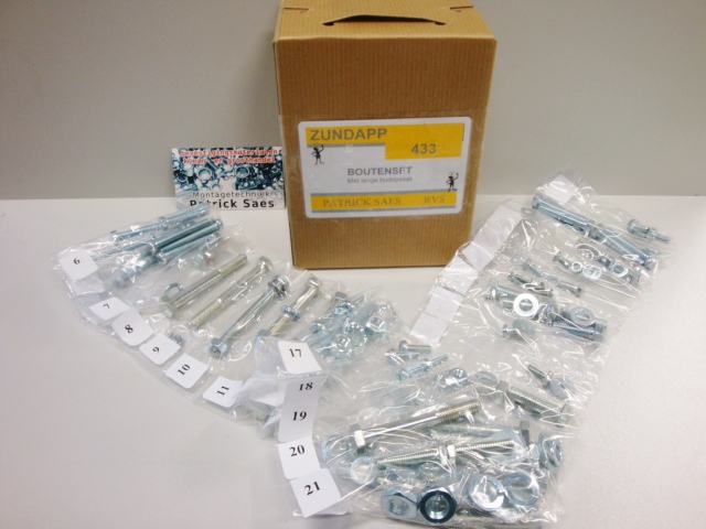 Galvanized bolts kit Zundapp 433