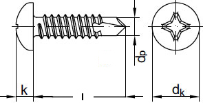 4,2x13 stainless steel