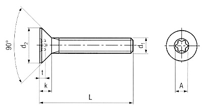 m8x60 stainless steel A4