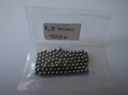 QUARKZMAN 220 stuks precisiekogels 4 mm diameter 316L