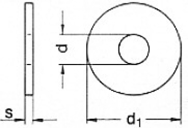 m12 verzinkt 50x