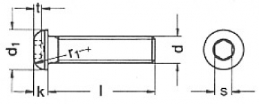 m4x50 edelstahl 50x