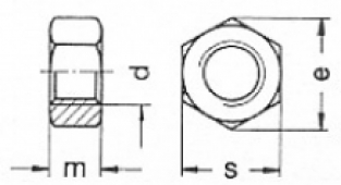 2-56 unc 25x edelstahl