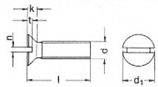6-32 x 1 edelstahl