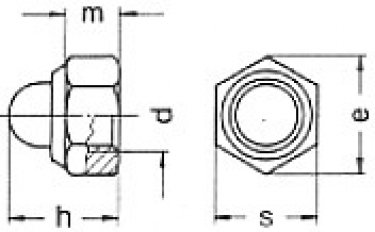 m10 edelstahl 25x
