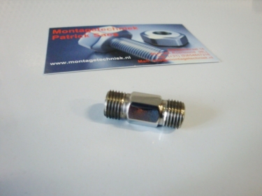 Kilometer teller rvs nippel