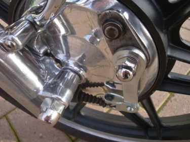 Stainless steel brake lever dome nut set Kreidler