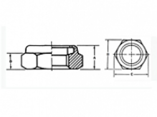 1/4-20 unc verzinkt