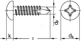 4,2x25 edelstahl